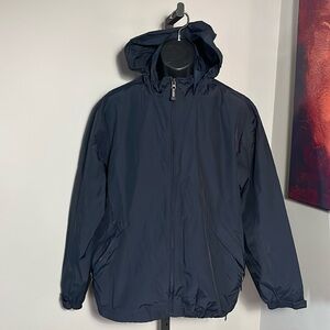 Gap Medium Navy Blue Nylon Jacket Coat